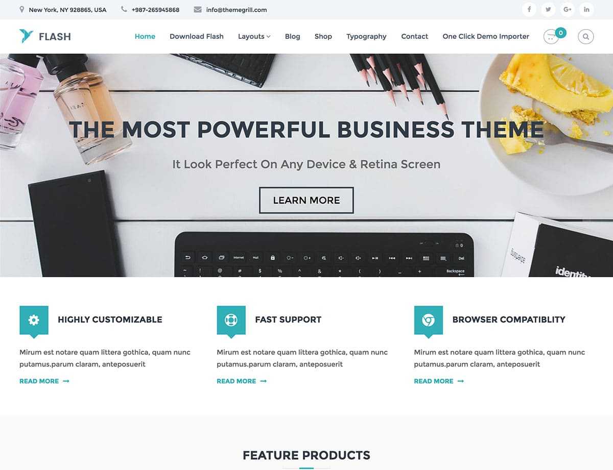 Flash Free WordPress Theme