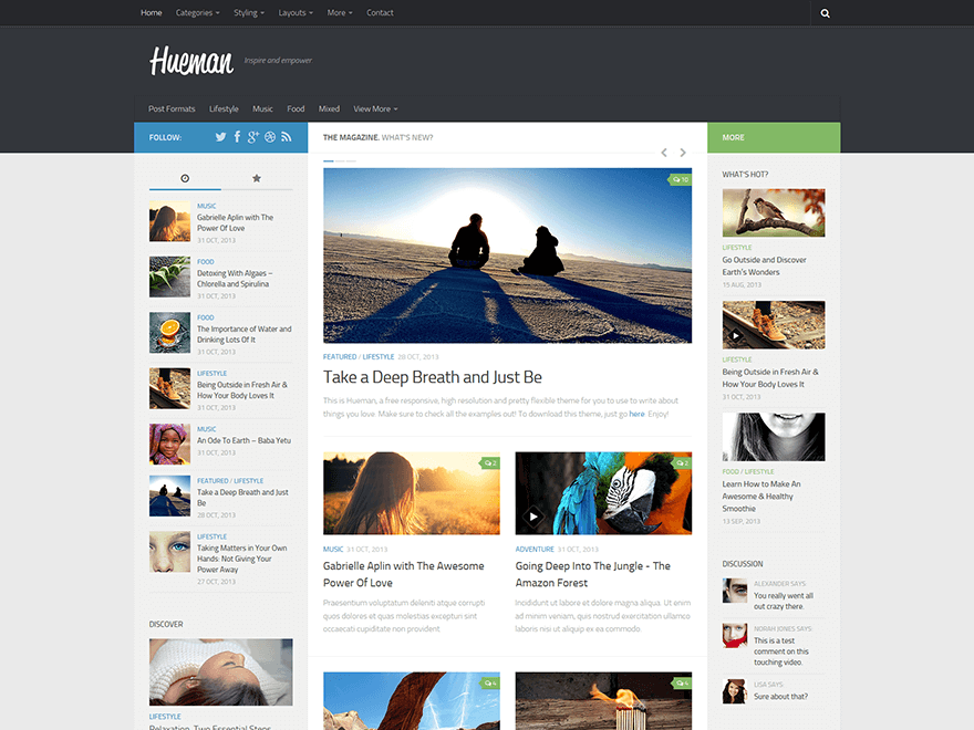 hueman Free WordPress Theme