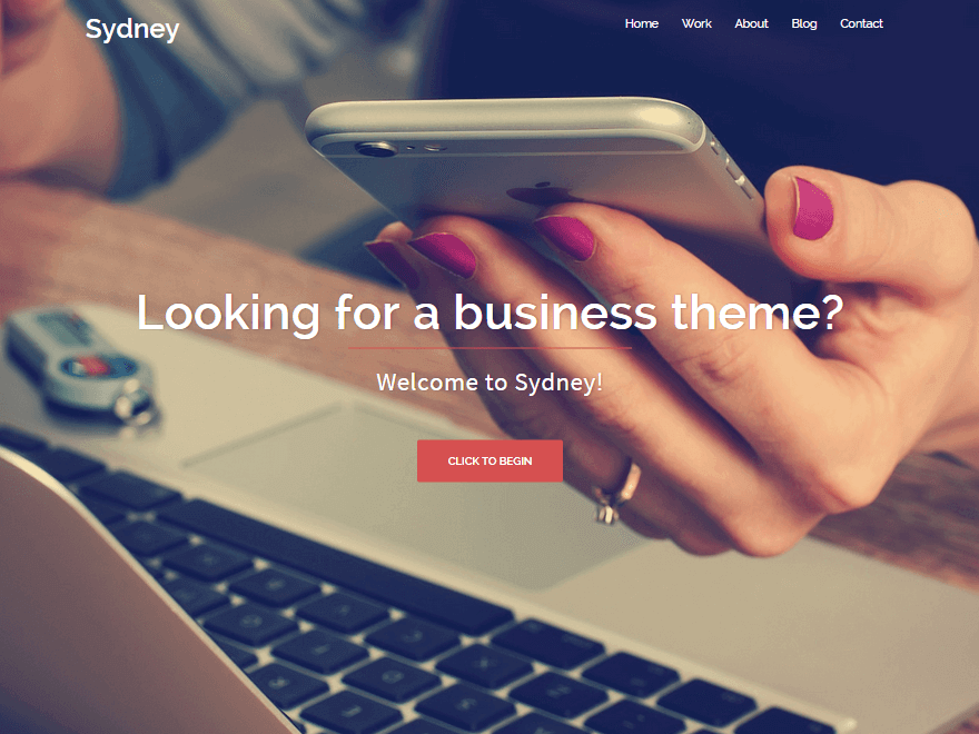 sydney Free WordPress Theme