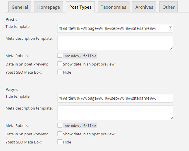 Post Types