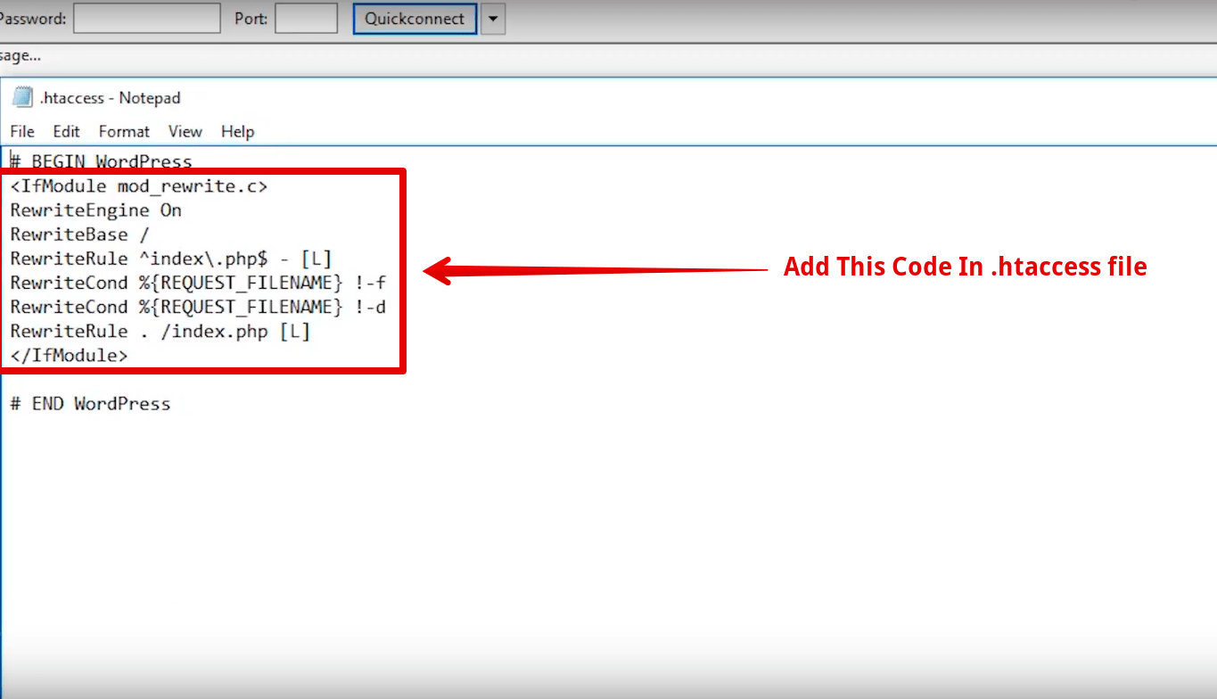 How-To-Fix-WordPress-Posts-Returning-404-Error-Adding-Code-In-.htaccess-file