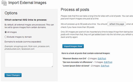 Add External Images In WordPress