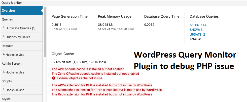 PHP error logs