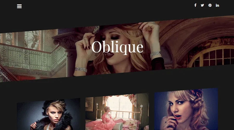 Oblique wp theme