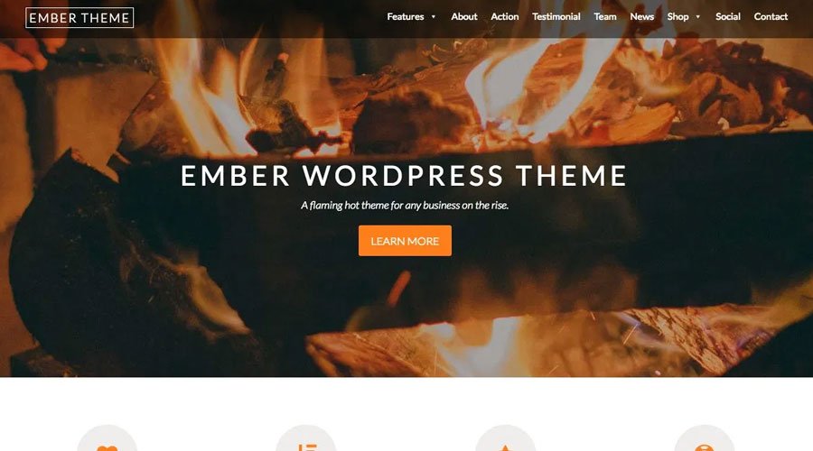 Ember wp theme