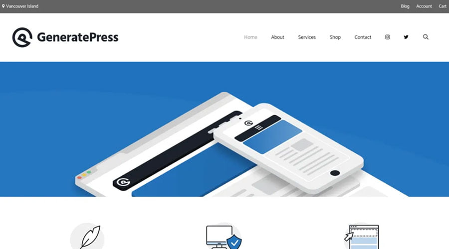 GeneratePress wp theme