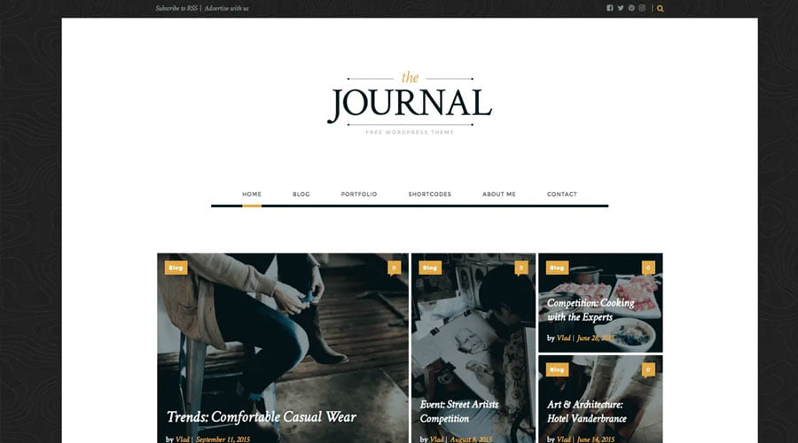 Journal wp theme