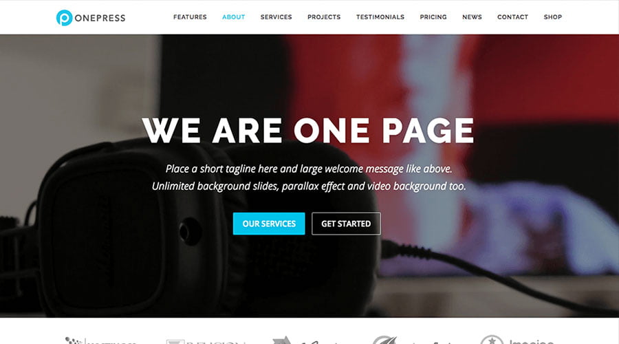 OnePress wp theme