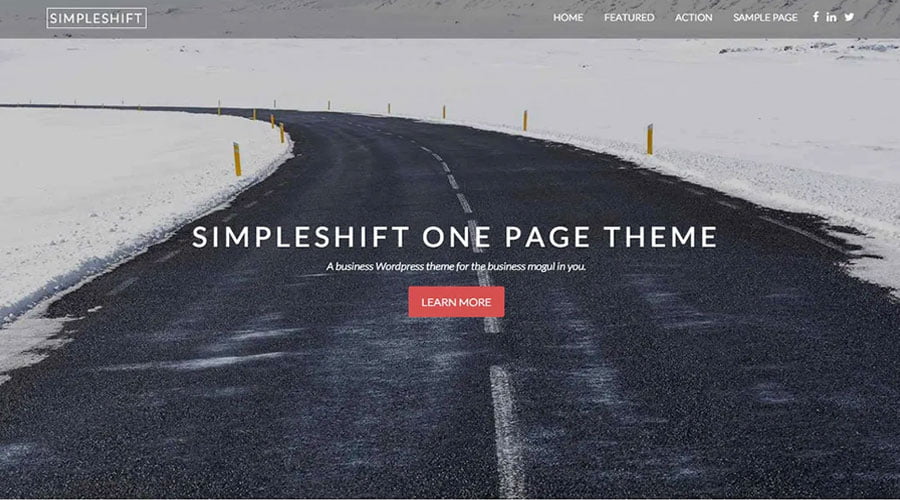 SimpleShift wp theme