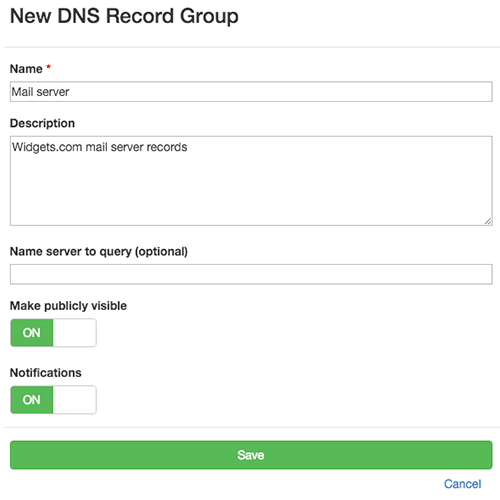 Check for DNS