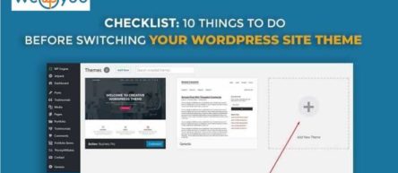 Checklist 10 things to do before switching your WordPress site theme