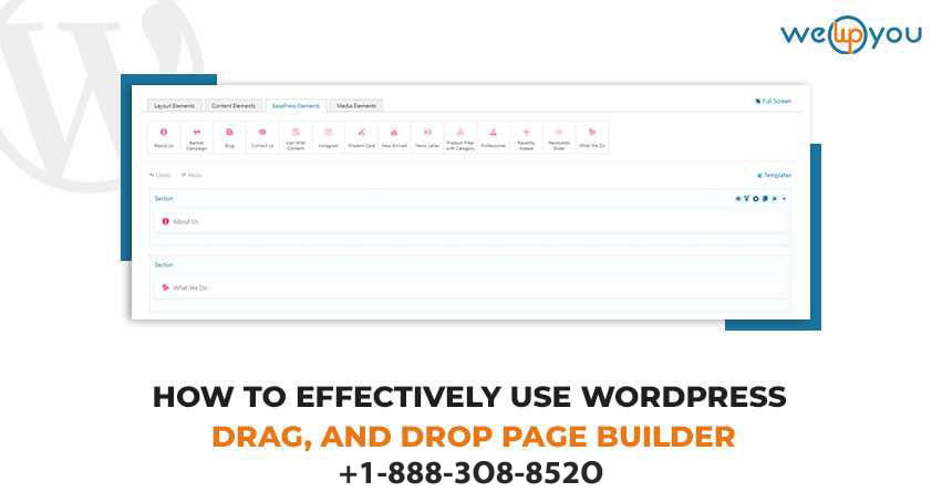 How to Effectively Use WordPress Drag, and Drop Page Builder
