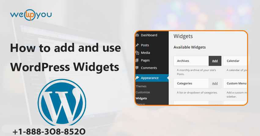 How to add and use WordPress Widgets