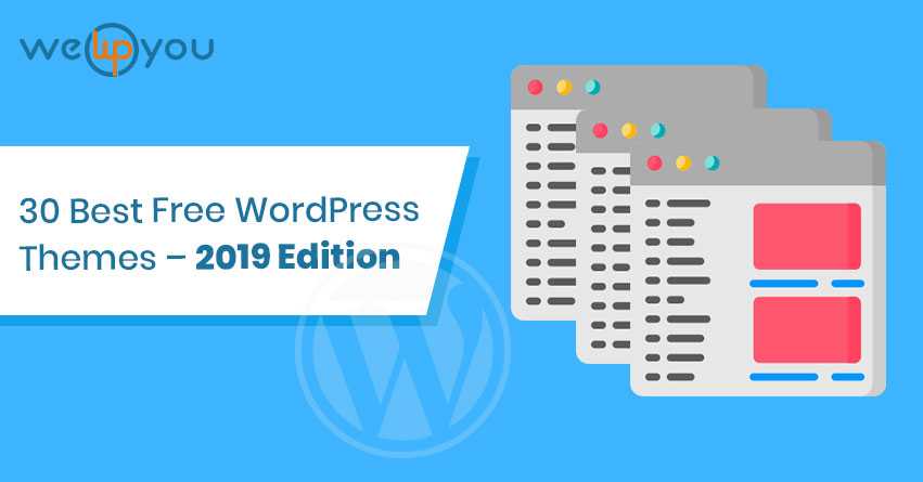 30 Best Free WordPress Themes – 2019 Edition
