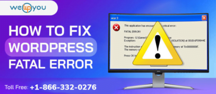 WordPress fatal error